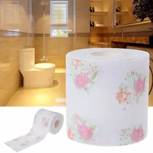 FSHALL 10x9,5 см цветочный туалетный рулон бумажных салфеток для ванной комнаты Новинка Забавный подарок 240 листов/рулон