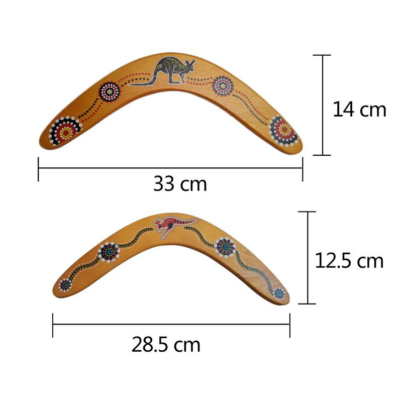 price cut 1pcs Outdoor Sports Wood Professional Boomerang Dart Back V-Shaped Dart Flying Disc Toys For Kids G