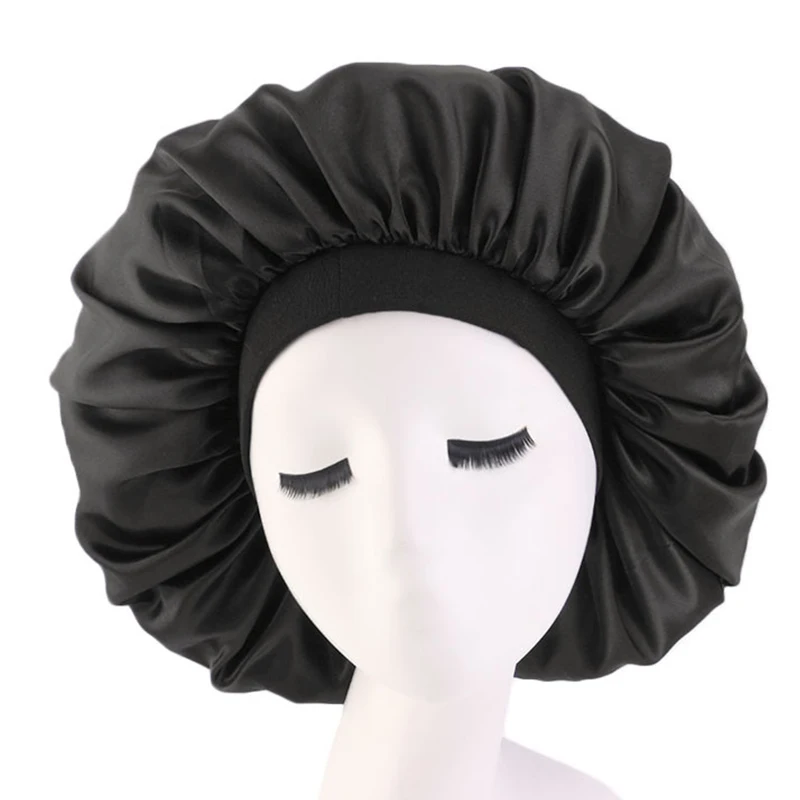 

Big Size Beauty Salon Cap High Quality Super Jumbo Sleep Cap Women Hair Treatment Protect Hair From Frizzing
