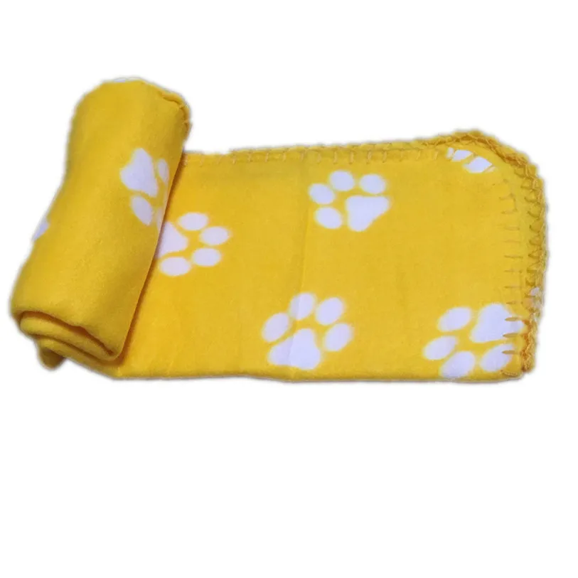 Paw Print Pet Blanket Dog Cat Bed Mat Sleeping Mattress Small Medium Dogs Cats Air Condition Cushion Cover Towel Pet 40JA9 (4)