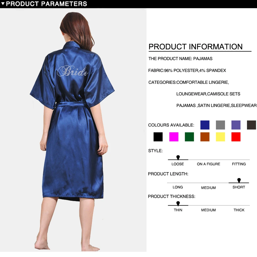RMM-Satin-Women-Kimono-Bride-Bridesmaid-Maid-of-Honor-Mother-of-the-Bride-Wedding-Robe-Female