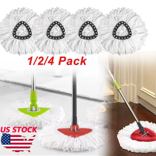 Replacement Heads Easy Cleaning Mopping Wring Spin Mop Refill Mop for O