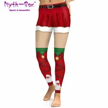 Рождественские женские спортивные Леггинсы; праздничные брюки; спортивные брюки; облегающие брюки для занятий спортом; костюм Санта-Клауса; капри; колготки для фитнеса