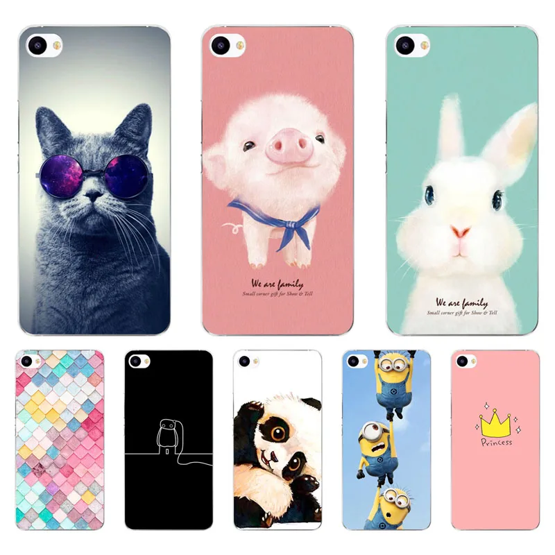 

Meizu u10 Case,Silicon Painted animals Painting Soft TPU Back Cover for Meizu u20 protect Phone cases shell