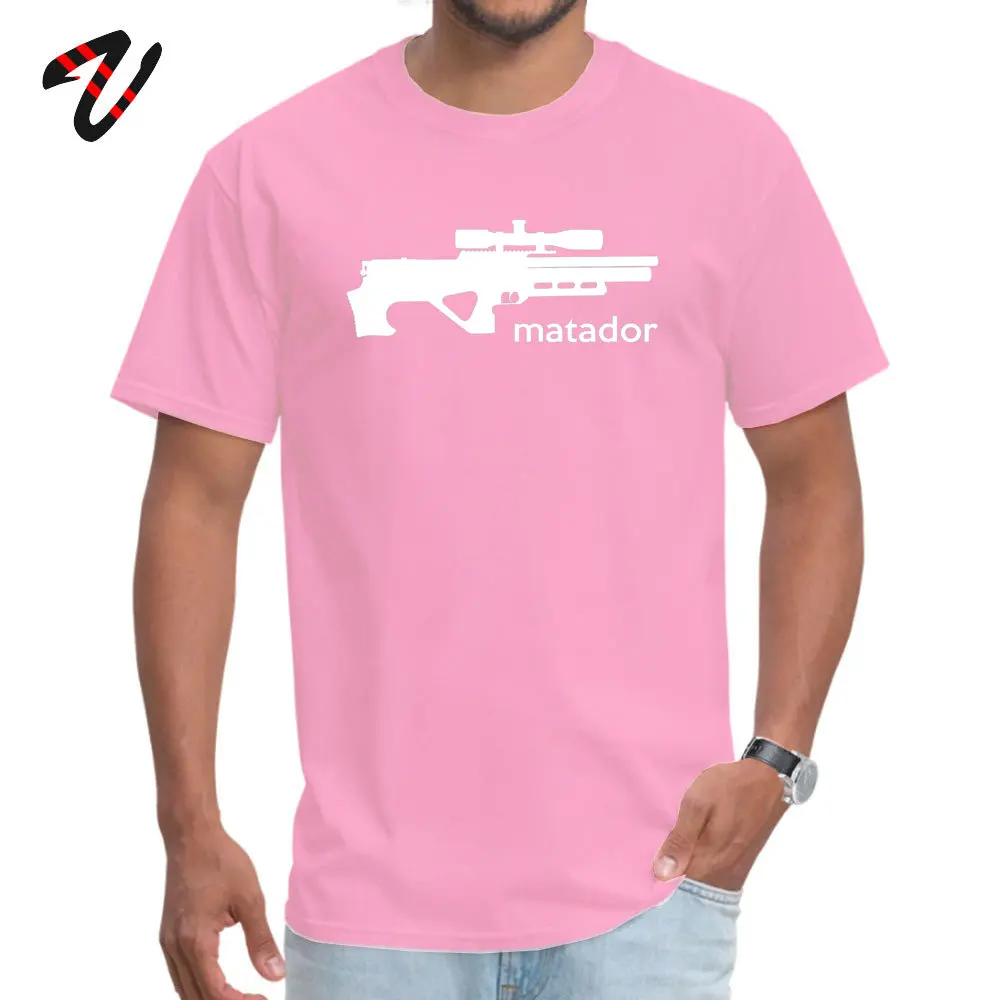 Design Short Sleeve Tops Shirts VALENTINE DAY 2019 Hot Sale Crewneck 100% Cotton Sweatshirts Men Top T-shirts Casual EdGun Matador Airgun T shirt 5423 pink