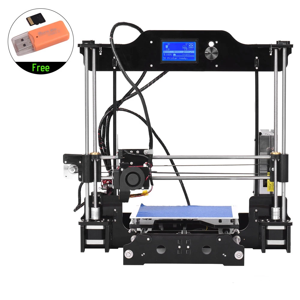 Tronxy P802M High Accuracy 3D Desktop Printer Prusa i3 DIY Kit LCD Screen MA