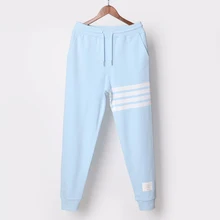 Модные брендовые спортивные штаны TB Tom для мужчин и женщин, весенние хлопковые повседневные спортивные брюки, спортивный костюм, мужские спортивные штаны