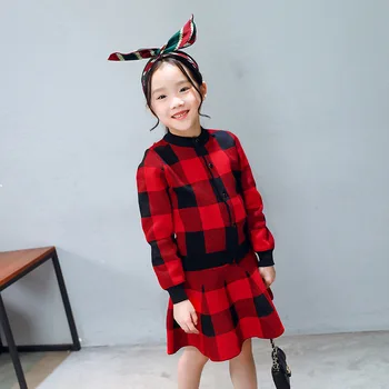 

baby girl clothes kids Cotton Kids Autumn new children's clothes Korean girls' jacket + short skirt child suit two pieces