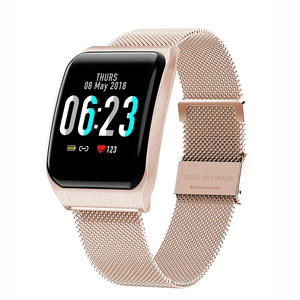 

Smart Watch band F9 Waterproof IP68 Call Message Reminder Ultra-long Standby Sport Steel strip Business