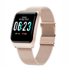 Smart Watch band F9 Waterproof IP68 Call Message Reminder Ultra-long Standby Sport Steel strip Business цена Smart Watch band F9 Waterproof IP68 Call Message Reminder Ultra-long Standby Sport Steel strip Business цены онлайн