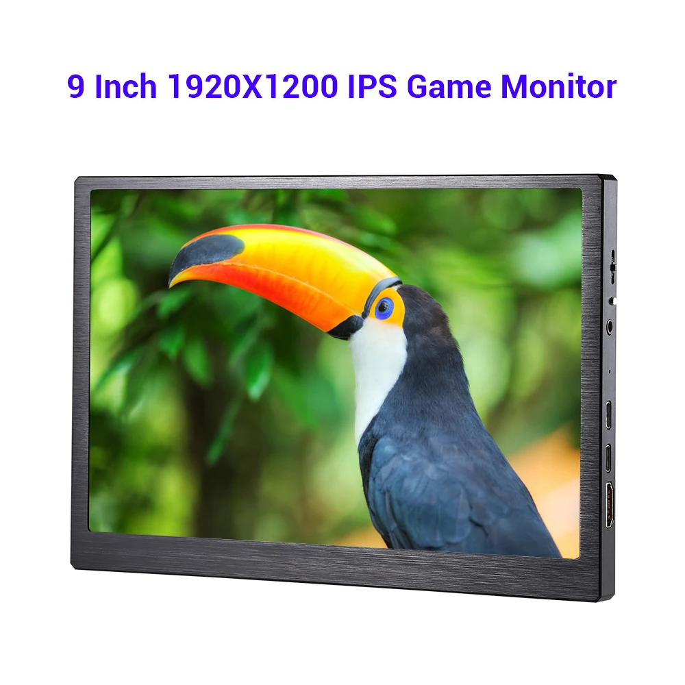 

Eyoyo 9" inch Monitor 1920x1200 IPS LCD Big Screen with HDMI/USB Input PC Monitor Game Monitor 1080P HD computer monitor