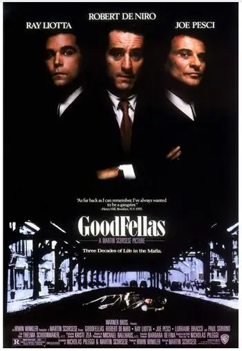 Robert De Niro Goodfellas Movie Art Настенный декор Шелковый плакат