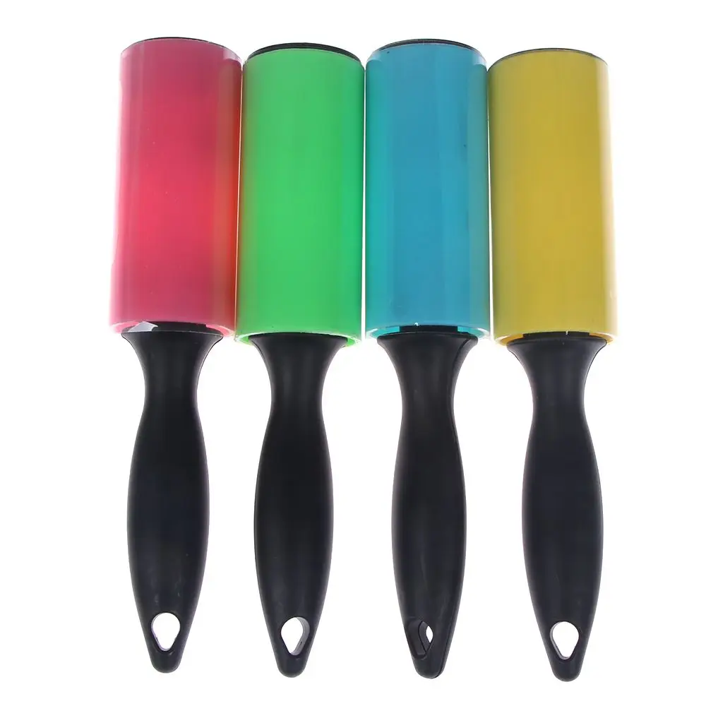 Reusable Washable Lint Roller Sticky Silicone Dust Wiper Household Cleaner Lint Sticking Roller Clothes Pet Hair Tools 1 PC lint remover pet hair remover lint roller cleaning tools clothes lint remover