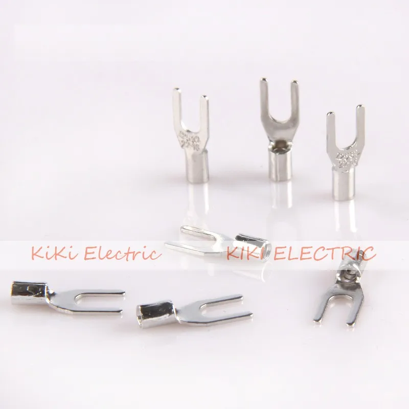 SNB2 3 U type cold nose /fork wiring terminal lugs copper terminals Non