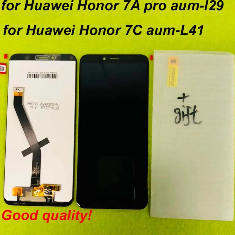 2018 Новый 5 7 дюймовый для Huawei Honor 7A pro aum l29 honor 7c ЖК дисплей + кодирующий