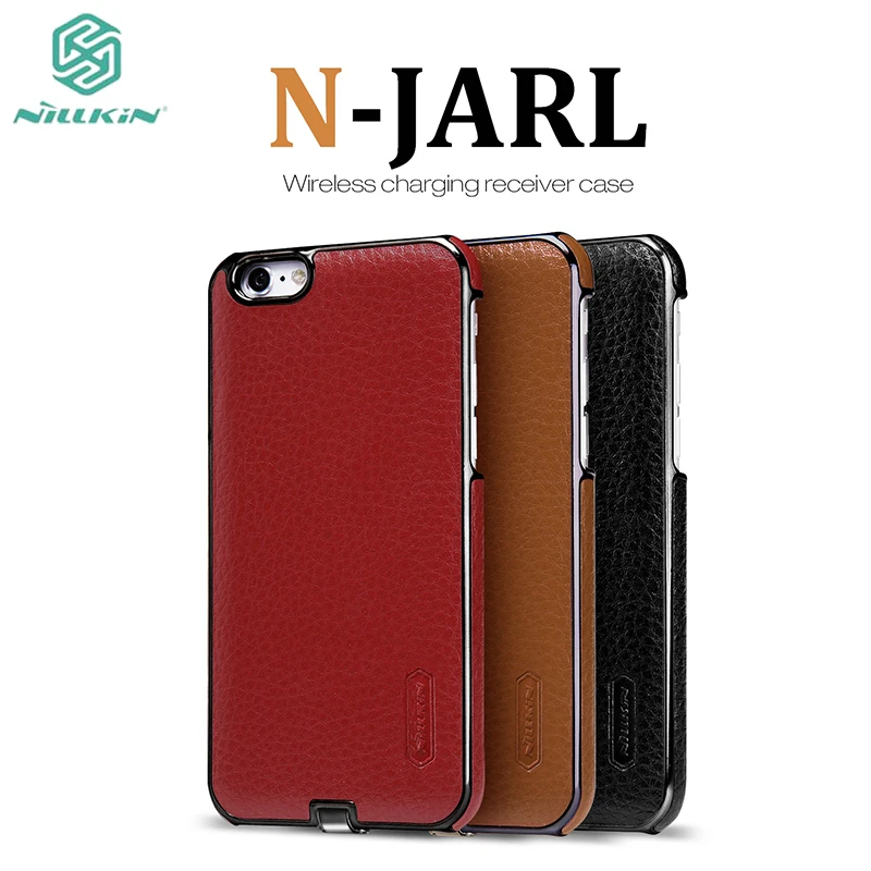 imágenes para Para el iphone 6 Caso de Nillkin N-JARL receptor cargador inalámbrico para el iphone 6 S cubierta de la energía qi de carga del Transmisor receptor imágenes para Para el iphone 6 Caso de Nillkin N-JARL receptor cargador inalámbrico para el iphone 6 S cubierta de la energía qi de carga del Transmisor receptor