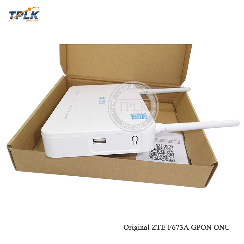 100% оригинальная новая английская прошивка ZTE f673A GPON ONU ONT 4GE + USB WIFI заводская цена