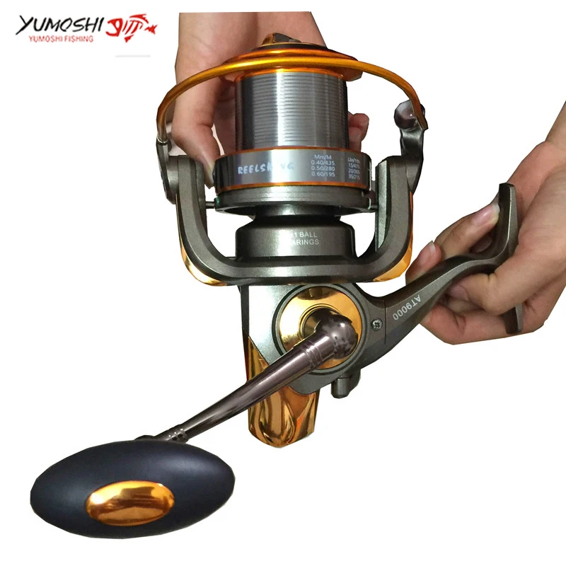 

Vw Fishing reel spinning reel 14BB 4.6:1 Gear Ratio Distant Wheel CNC rocker strong Saltwater Sea fishing reel fishing rods