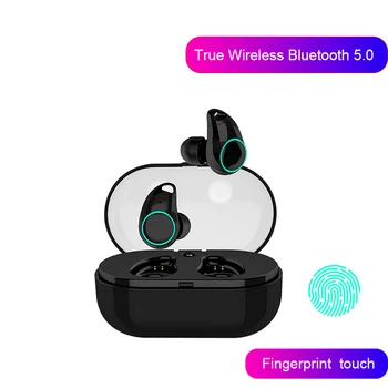 

Lakukom True Wireless Bluetooth 5.0 Earphones Touch Control i7 Stereo Sound In-Ear Noise Cancelling Sports With Charging Dock