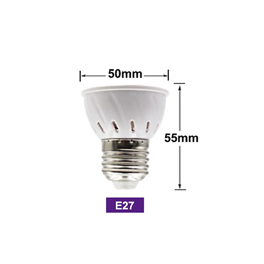 E27 220 V 5 W 72 светодиодный свет роста растений комнатный растительный цветок семена выращивания лампа набор