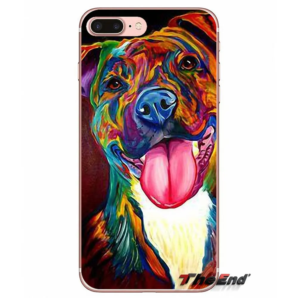 Щенок Pitbull собак картина силиконовый чехол для huawei G7 G8 P7 P8 P9 Lite Honor 4C 5X 5C 6X Коврики 7 8