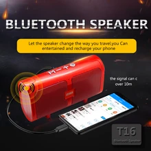 MOONSTAR Портативный на открытом воздухе Bluetooth Динамик беспроводной мини динамик Водонепроницаемый T16 высокие частоты вибрации Динамик