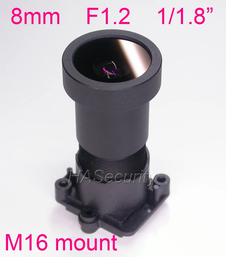 Звездный светильник F1.2 aparure 8 мм объектив 2MP 1/1. " формат для датчика изображения IMX327, IMX307, IMX290, IMX291 Модуль платы блока программного управления камеры