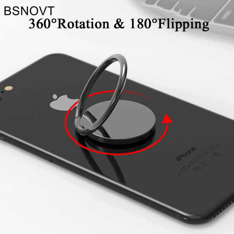 Кольцевой держатель для Huawei P Smart Z металлический на палец 360 Redmi 8A 8 7A Note 7 6
