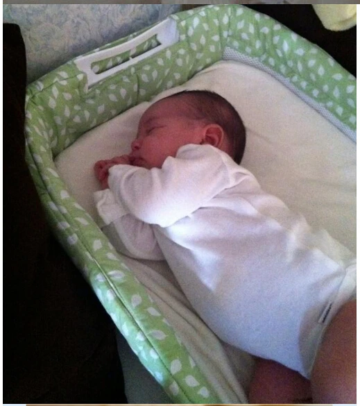 Nightlight Music Womb Sounds Infant Baby Portable Crib Newborns