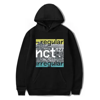 

Fashion Men Hoodies Korea NCT 127 Hooded 2019 Men Women loose casual Coolest NCT 127 Hoodies printed White Sweatshirt