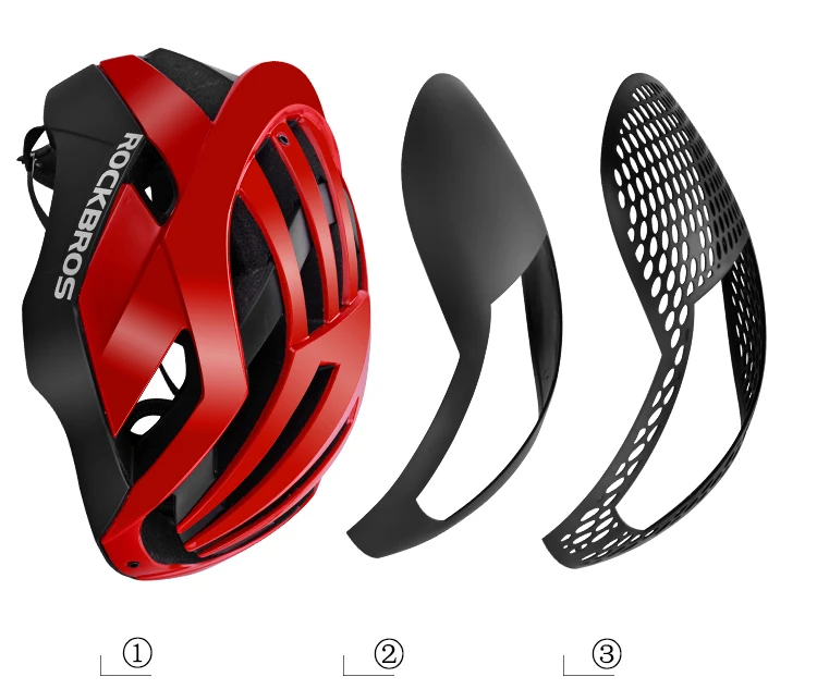 ROCKBROS велосипедный шлем MTB 3 в 1 со светоотражателями для велосипеда шлем MTB дорожный велосипед мужской безопасный легкий шлем интегрированный литой пневматический