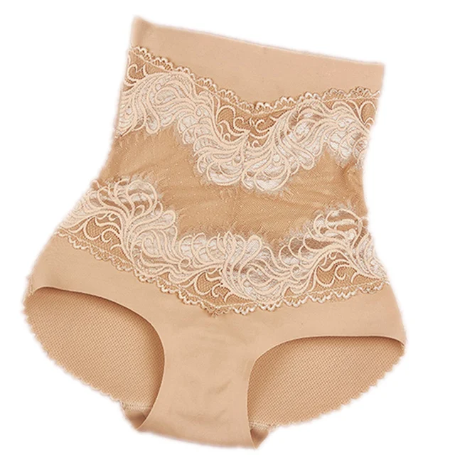 Lace Padded panties Sexy Women High waist booty Butt Enhancer lift hip