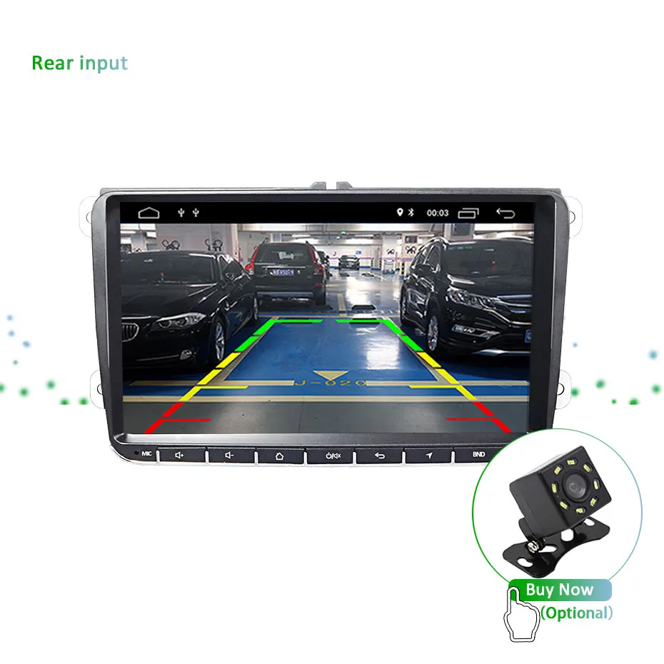 Top Android 9.0 DSP 4G 64G Auto GPS RADIO for Seat Altea Toledo VW GOLF 5/6 Polo Passat B6 CC Tiguan Touran Naigation NO DVD Player 32
