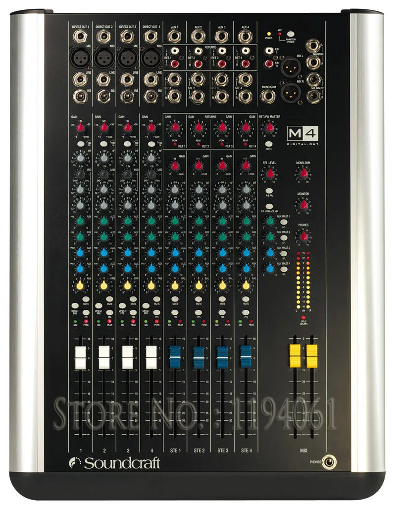 Professional Audio Mixer Soundcraft M4 Live Analog Mixer Mixing Console