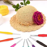 KOKNIT 1pcs Crochet Hook Mix Size 1.0mm to 10.0mm Soft Handle Knitting Hooks Needles DIY Craft Yarn Sewing Needle For Mom's Gift 5