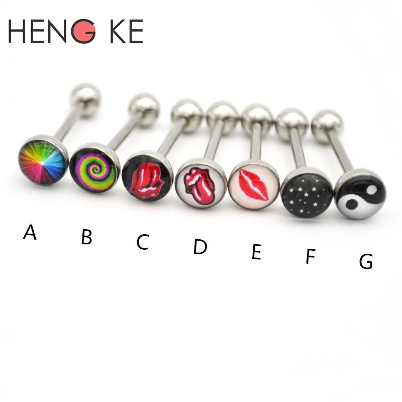 1 шт. пирсинг для языка из нержавеющей стали 316L|Украшения тела| |