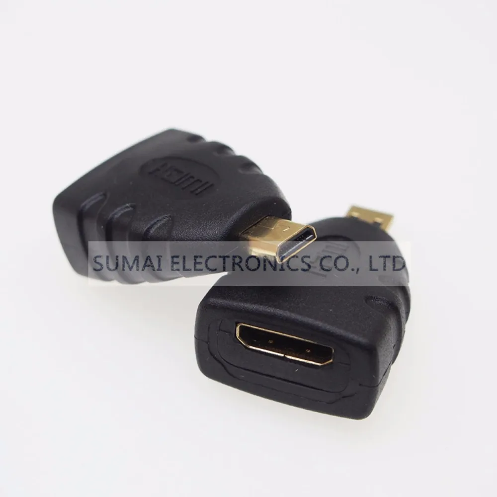 Micro to Mini HDMI Jack Connector C Female to D male HDMI Socket