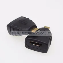 Micro to Mini HDMI Jack Connector C Female to D male HDMI Socket Adapter