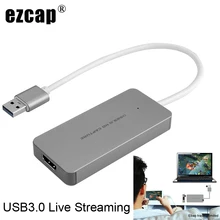 USB 3,0 TypeC Карта видеозахвата HDMI к USB3.0 ТВ коробка видеокамера игра прямая потоковая запись ключ для PS3 PS4 XBox one телефон