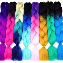 Beyond beauty Ombre Jumbo синтетические плетеные волосы, вязанные крючком волосы, огромные косички, прически