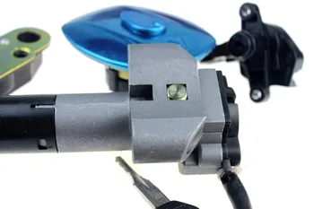 

STARPAD For Haojue motorcycle accessories hj125-7d 7e 7c / F / D electric door lock combination lock sets Silver Leopard