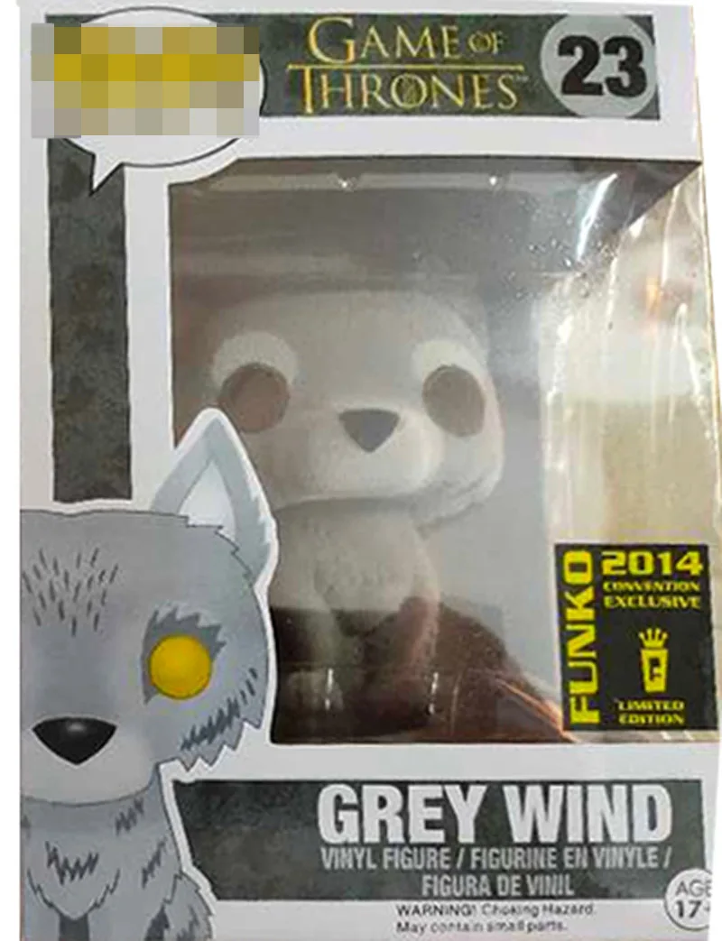 FUNKO POP Игра престолов фигурка питомца диревольф NYMERIA серый ветер призрак модель