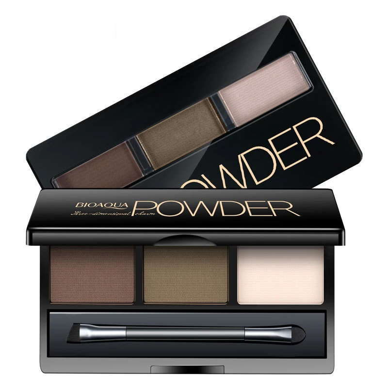 BIOAQUA Brand Professional Kit Eyebrow Powder + Eyebrow Wax Palette