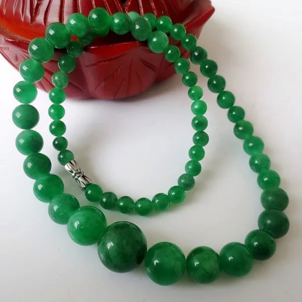 Natural-green-stone-necklaces-for-women-gem-necklace-beads-necklaces ...