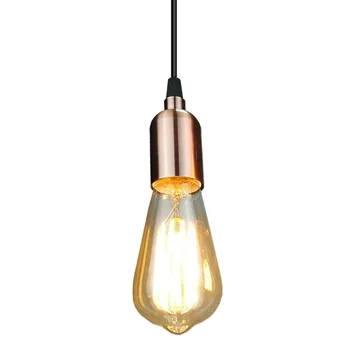 

Aluminium Alloy Hanging LED Ceiling Lamp Pendant Light Holder Home Decor No Bulb
