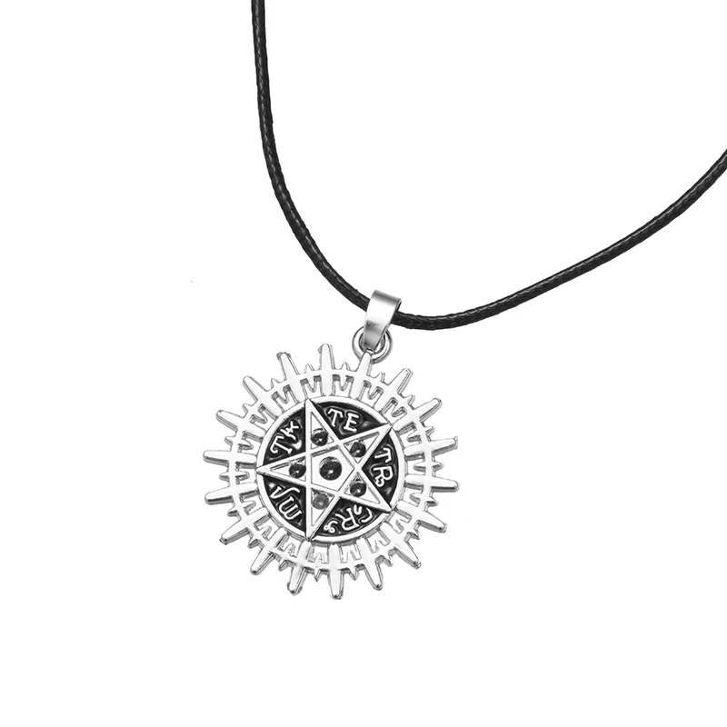 BLACK BUTLER Sebastian's Pentacle Pentagram Symbol Logo Pendant NECKLACE Devil Satan Necklace | Украшения и аксессуары
