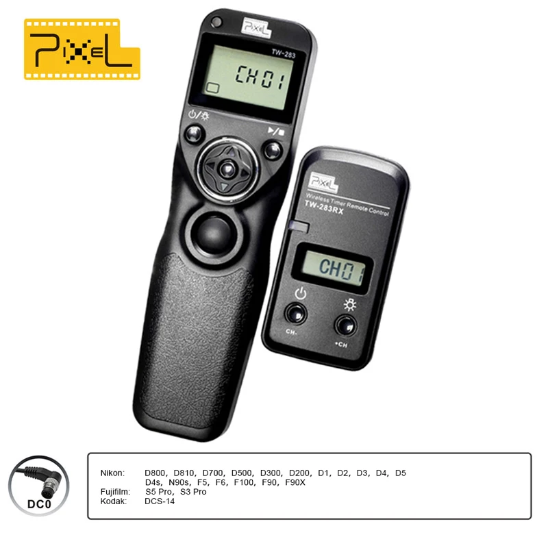 Pixel TW 283/DC0 Trigger Wireless Remote Shutter Release Timer Control