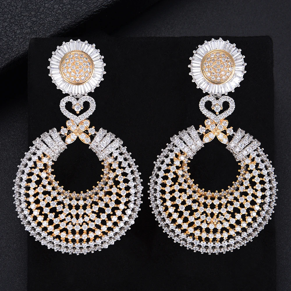 

missvikki 2019 New Design Round Pendant Earrings Women Sister Mother Bitrthday Anniversary Jewelry Gift Romantic Accessories