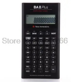 2016 Ti BAII Plus Professional CFA 10 Digits Led Calculatrice Calculadora Financial Calculations Students Financial font