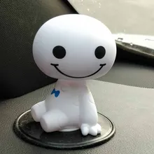 Мультяшный пластиковый робот Baymax, качающаяся голова, фигурка автомобиля, украшения для салона автомобиля, большой герой, кукла, игрушки для интерьера, аксессуары